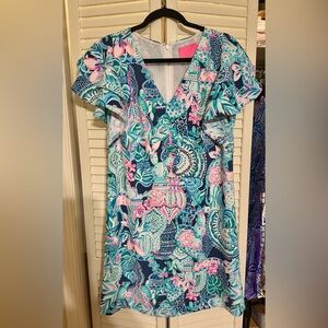 Lilly Pulitzer Multicolor Patterned Short Dress